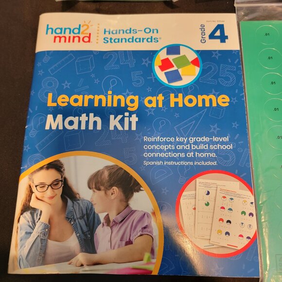 Hand 2 Mind Hands On Standards Learning at Home 4th Grade Math Kit NEW - Picture 2 of 6